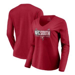 Tampa Bay Buccaneers Fanatics Branded Women's 2021 NFC South Division Champs Tee
